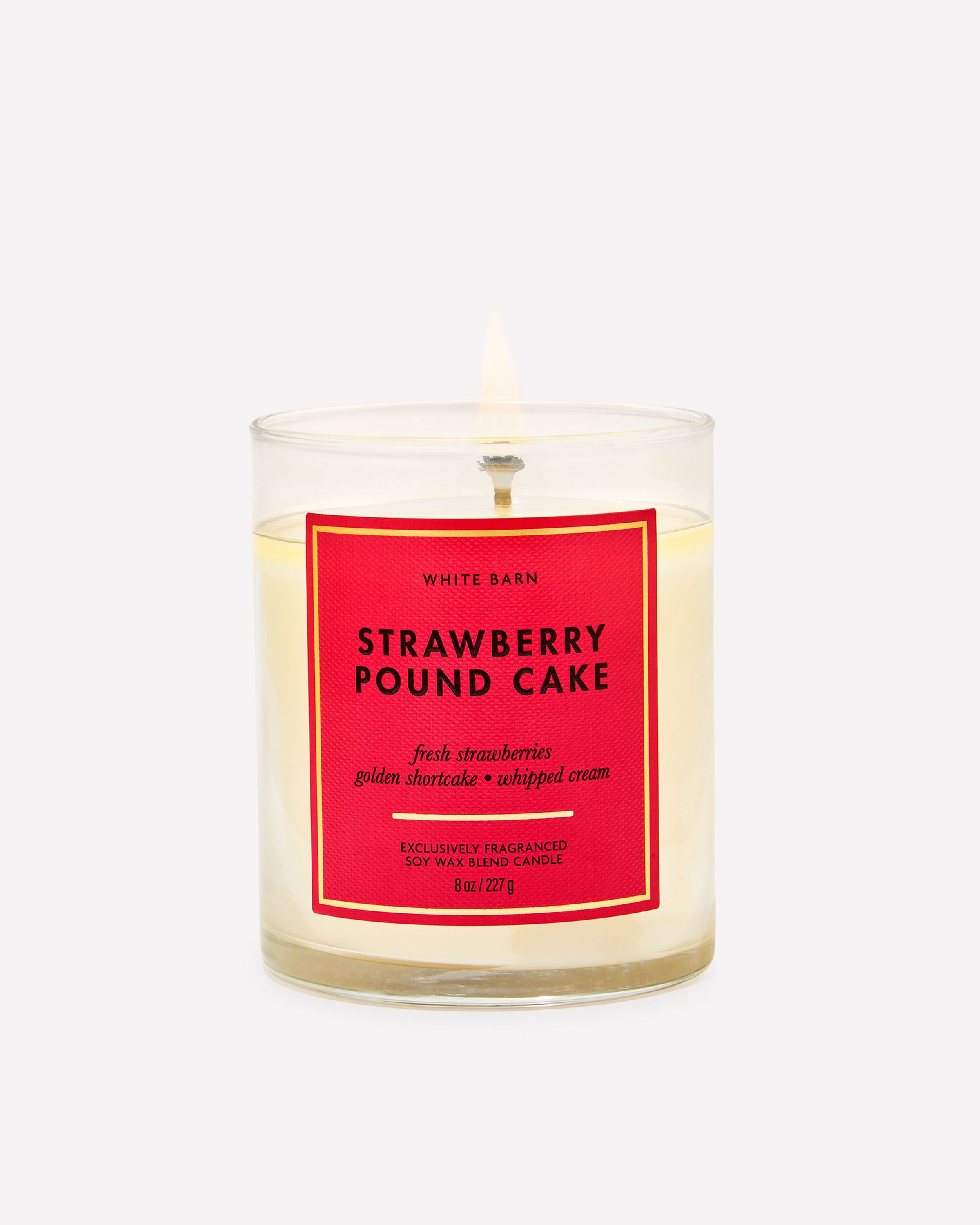 Strawberry Pound Cake Single Wick Candle