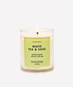 White Tea & Sage Single Wick Candle