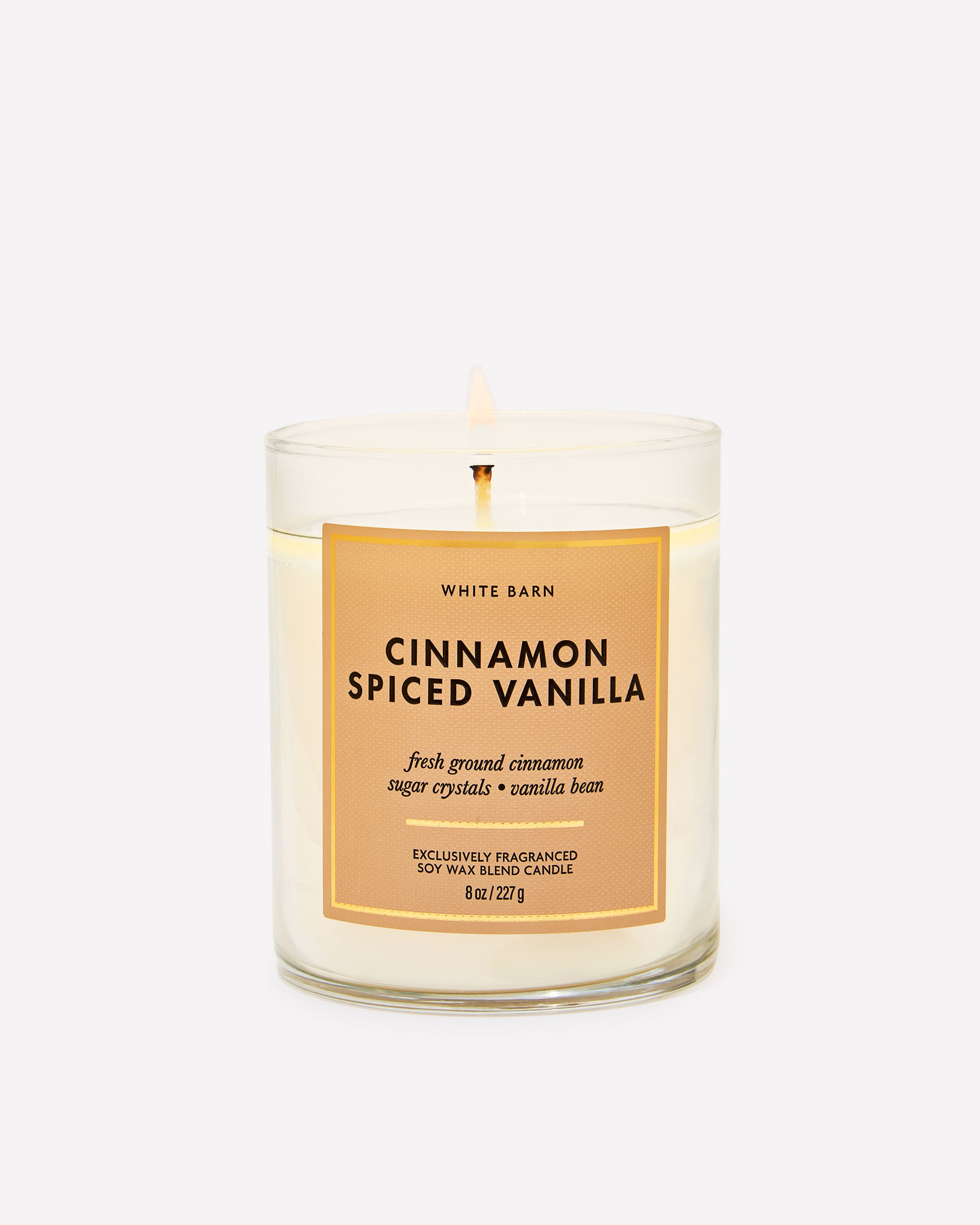Cinnamon Spiced Vanilla Single Wick Candle