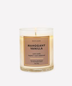 Mahogany Vanilla Single Wick Candle