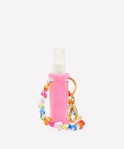 Pink Wristlet Hand Sanitizer Spray Holder