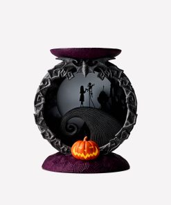 Spiral Hill Light-Up Pedestal 3-Wick Candle Holder