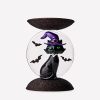 Light-up Cat and Moon Pedestal