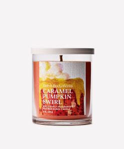 Caramel Pumpkin Swirl Single Wick Candle