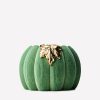 Green Corduroy Pumpkin