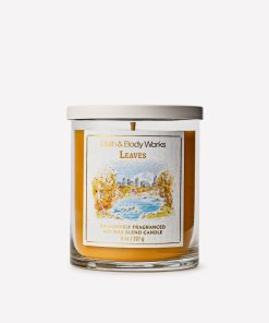 Leaves Single Wick Candle